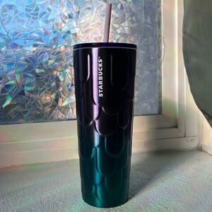 Starbucks Mermaid Tumbler with straw